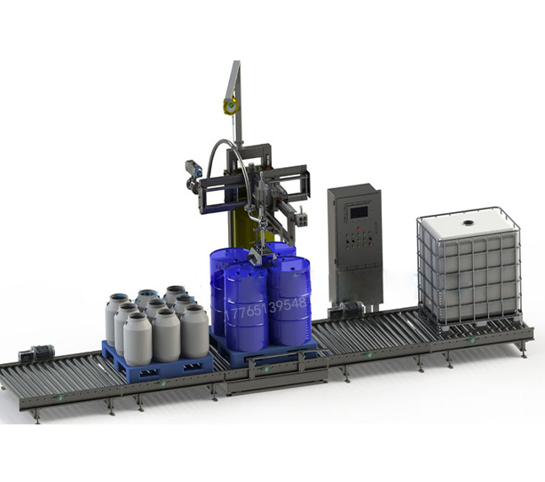 1000KG-IBC噸桶各類(lèi)油墨緊湊型裝桶機(jī)