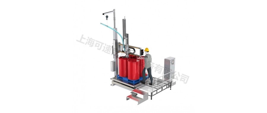 IBC噸桶固化劑桶口上灌裝機