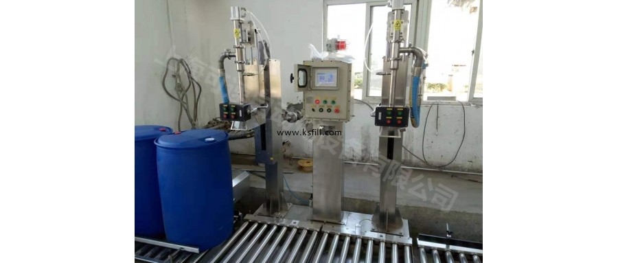 200L真石漆雙頭稱重式灌裝機(jī)