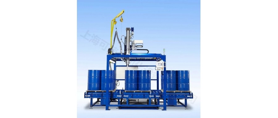 1000L噸桶樹脂自動(dòng)碼垛灌裝機(jī)