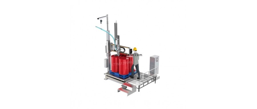 1000L-IBC噸桶黃豆醬搖臂灌裝機(jī)
